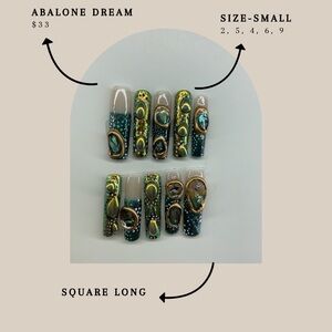 Abalone Dream Handmade Press On Nails